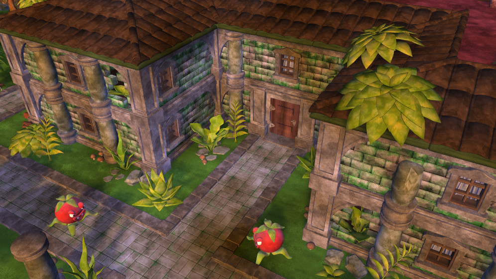 Abandoned and overgrown.