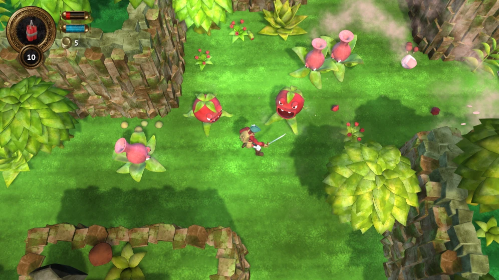 If a plant is grinning at you, you know it's evil